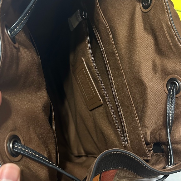 Hudson Backpack in signature canvas with varsity stripe - Picture 9 of 10